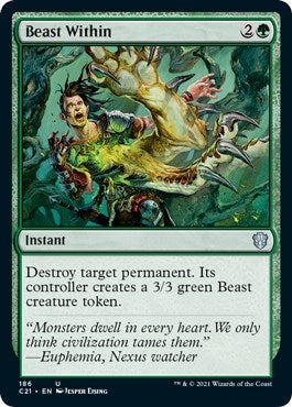 Image for Beast Within (186) (C21) - Magic: The Gathering