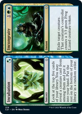 Image for Incubation // Incongruity (219) (C21) - Magic: The Gathering