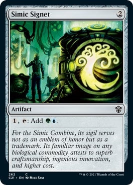 Image for Simic Signet (262) (C21) - Magic: The Gathering