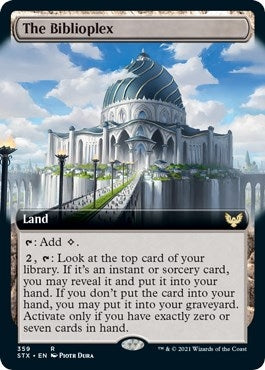 Image for The Biblioplex (Extended Art) (359) - Magic: The Gathering