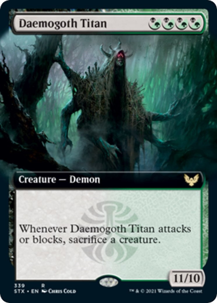 Image for Daemogoth Titan (Extended Art) (339) - Magic: The Gathering