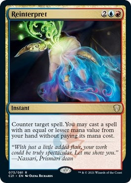 Image for Reinterpret (73) (C21) - Magic: The Gathering