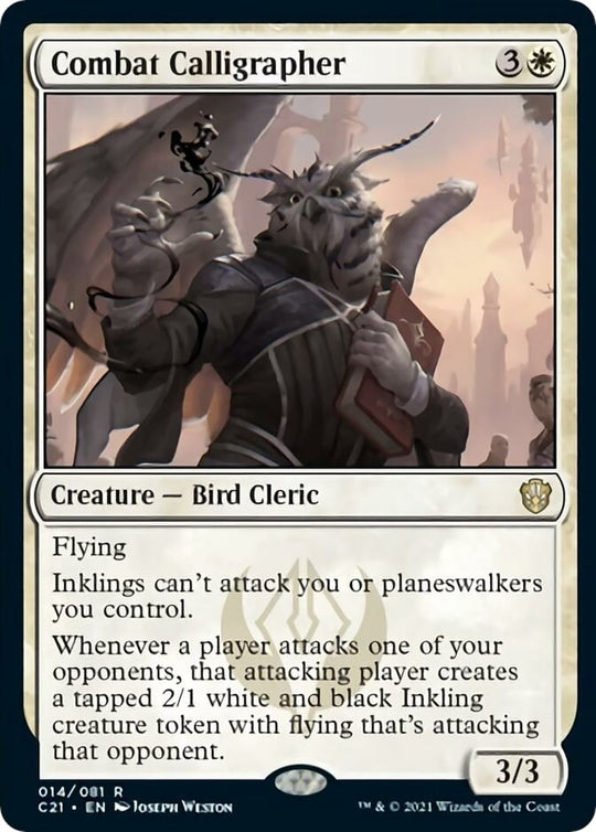 Image for Combat Calligrapher (14) (C21) - Magic: The Gathering