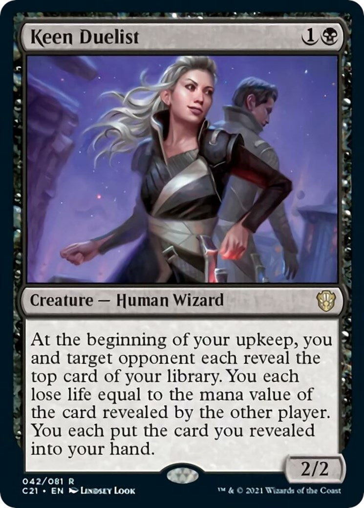 Image for Keen Duelist (42) (C21) - Magic: The Gathering