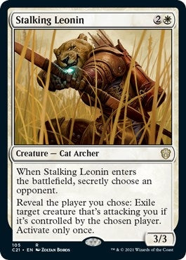 Image for Stalking Leonin (105) (C21) - Magic: The Gathering