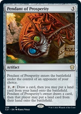 Image for Pendant of Prosperity (256) (C21) - Magic: The Gathering