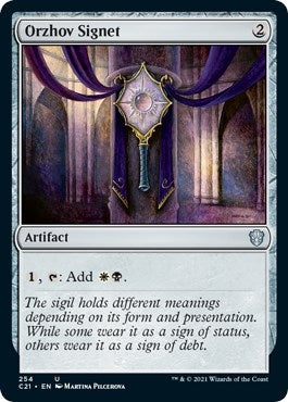 Image for Orzhov Signet (254) (C21) - Magic: The Gathering