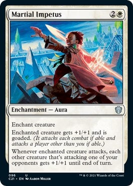 Image for Martial Impetus (96) (C21) - Magic: The Gathering