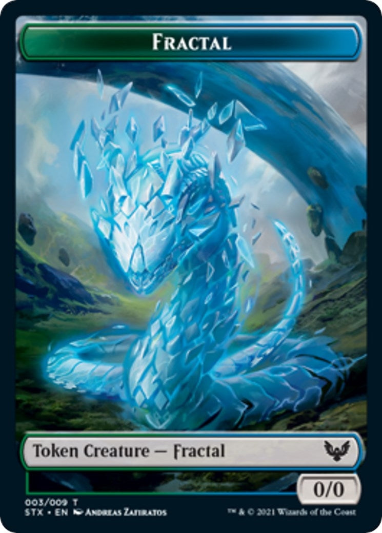Image for Fractal (3) // Inkling (4) Double-sided Token (3 // 4) - Magic: The Gathering