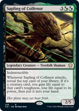 Image for Sapling of Colfenor (228) (C21) - Magic: The Gathering