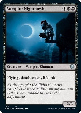 Image for Vampire Nighthawk (157) (C21) - Magic: The Gathering