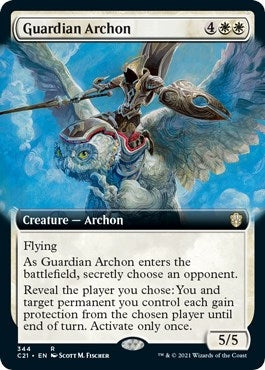 Image for Guardian Archon (Extended Art) (344) (C21) - Magic: The Gathering