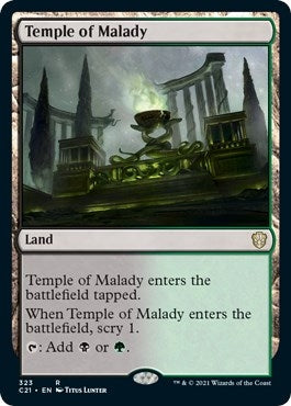 Image for Temple of Malady (323) (C21) - Magic: The Gathering