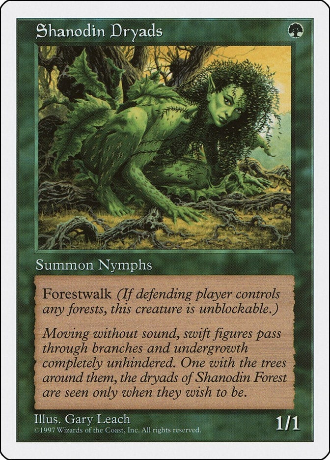 Image for Shanodin Dryads - Magic: The Gathering