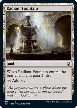 Image for Radiant Fountain (310) (C21) - Magic: The Gathering