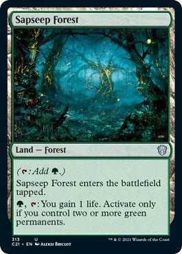 Image for Sapseep Forest (313) (C21) - Magic: The Gathering