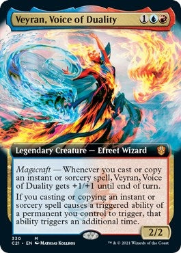 Image for Veyran, Voice of Duality (Extended Art) (330) (C21) - Magic: The Gathering