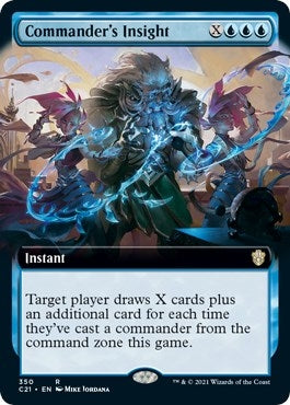 Image for Commander's Insight (Extended Art) (350) (C21) - Magic: The Gathering