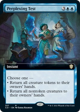 Image for Perplexing Test (Extended Art) (357) (C21) - Magic: The Gathering