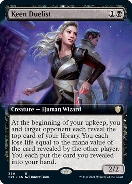 Image for Keen Duelist (Extended Art) (369) (C21) - Magic: The Gathering