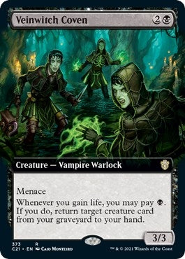 Image for Veinwitch Coven (Extended Art) (373) (C21) - Magic: The Gathering