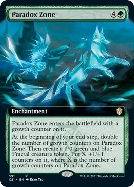 Image for Paradox Zone (Extended Art) (391) (C21) - Magic: The Gathering