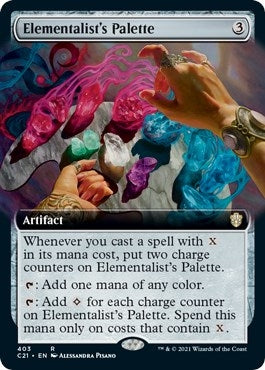 Image for Elementalist's Palette (Extended Art) (403) (C21) - Magic: The Gathering