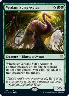 Image for Verdant Sun's Avatar (208) (C21) - Magic: The Gathering