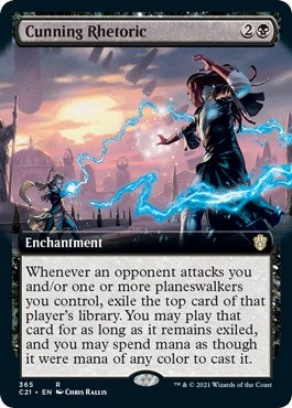 Image for Cunning Rhetoric (Extended Art) (365) (C21) - Magic: The Gathering
