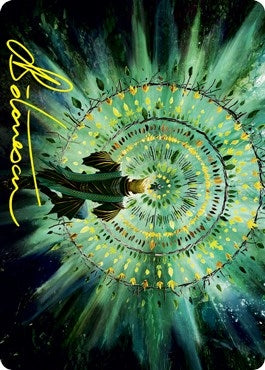 Image for Verdant Mastery Art Card (Gold-Stamped Signature) (19) - Magic: The Gathering