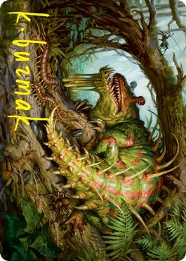 Image for Blex, Vexing Pest Art Card (Gold-Stamped Signature) (22) (ASSTX) - Magic: The Gathering