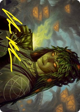 Image for Dina, Soul Steeper Art Card (Gold-Stamped Signature) (23) (ASSTX) - Magic: The Gathering