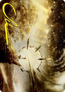 Image for Harness Infinity Art Card (Gold-Stamped Signature) (27) - Magic: The Gathering