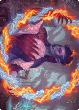 Image for Rootha, Mercurial Artist Art Card (38) (ASSTX) - Magic: The Gathering