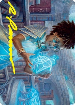 Image for Zimone, Quandrix Prodigy Art Card (Gold-Stamped Signature) (46) - Magic: The Gathering