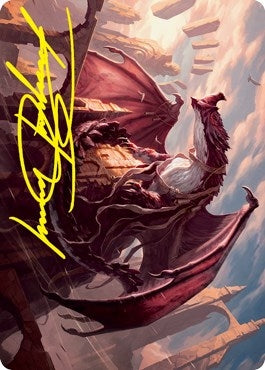 Image for Velomachus Lorehold Art Card (Gold-Stamped Signature) (61) (ASSTX) - Magic: The Gathering