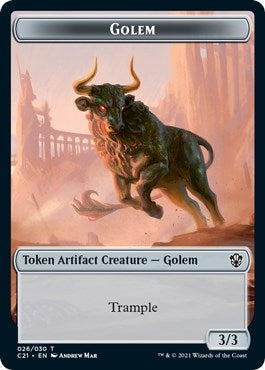 Image for Golem (026) // Thopter Double-Sided Token (26 // 29) (C21) - Magic: The Gathering