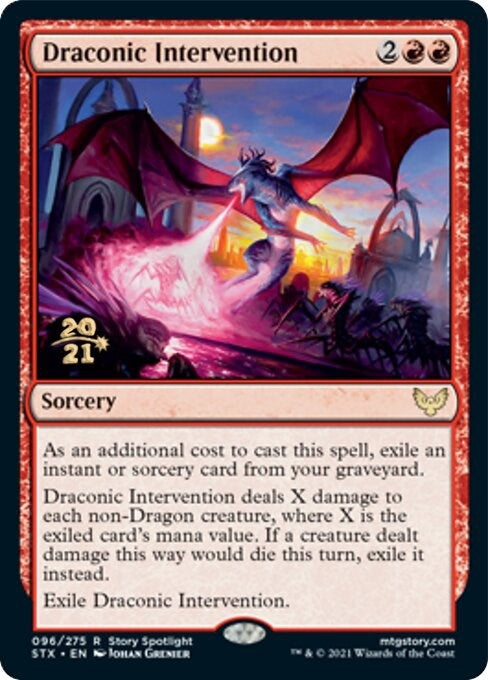 Image for Draconic Intervention (96) - Magic: The Gathering