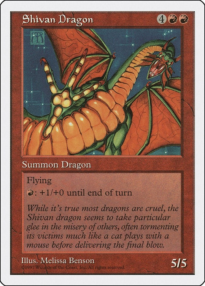 Image for Shivan Dragon - Magic: The Gathering