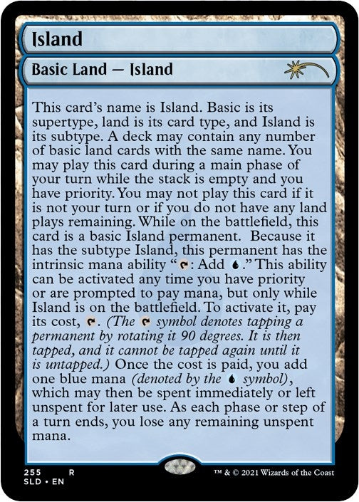 Image for Island (255) (Full-Text Lands) (255) - Magic: The Gathering