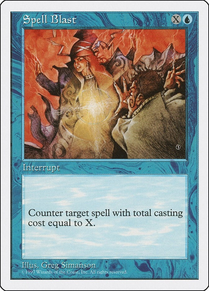 Image for Spell Blast - Magic: The Gathering