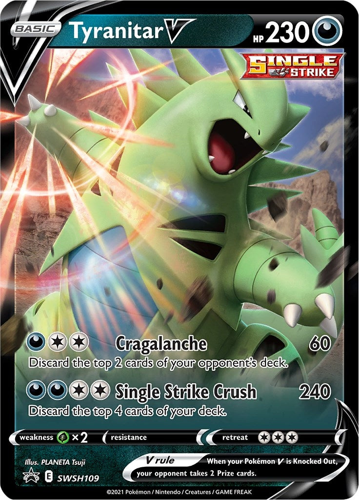 Image for Tyranitar V - SWSH109 (SWSH109) (SWSD) - Pokemon