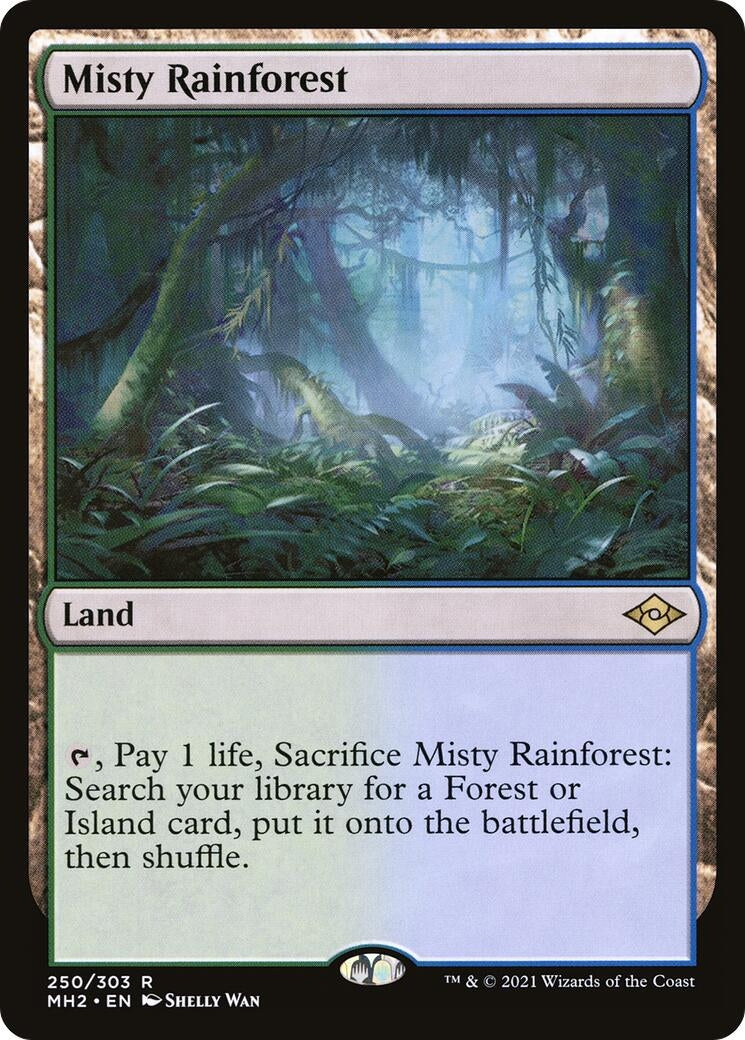 Image for Misty Rainforest (250) - Magic: The Gathering