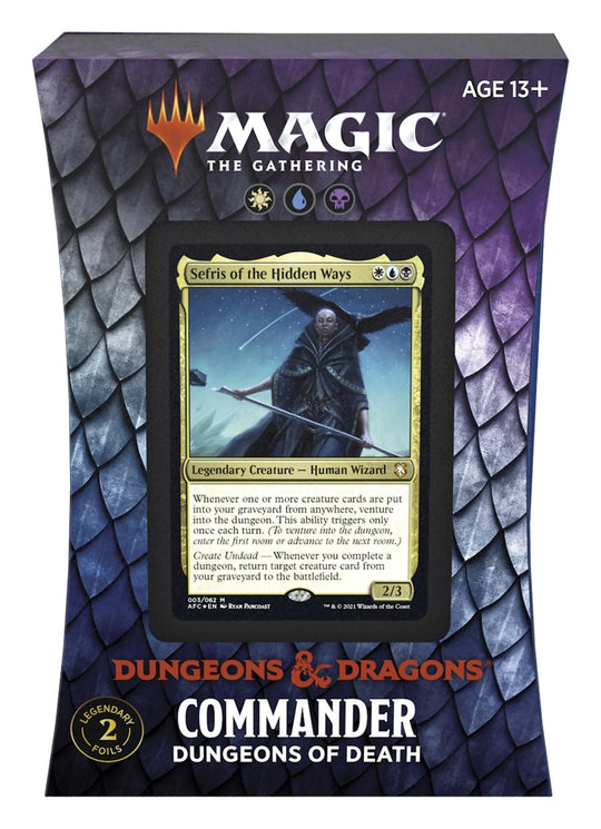 Image for Adventures in the Forgotten Realms - Dungeons of Death Commander Deck - Magic: The Gathering