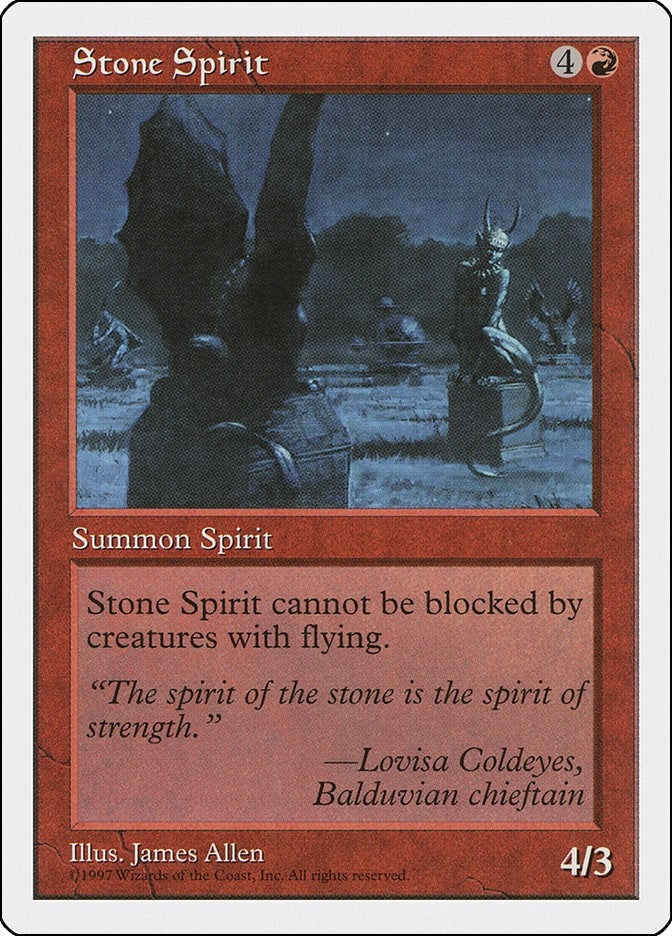 Image for Stone Spirit - Magic: The Gathering