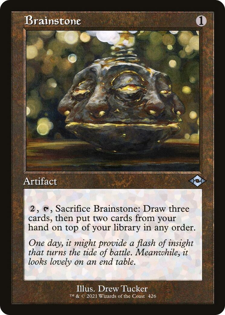 Image for Brainstone (Retro Frame) (426) - Magic: The Gathering