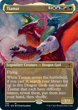 Image for Tiamat (Borderless) (298) - Magic: The Gathering