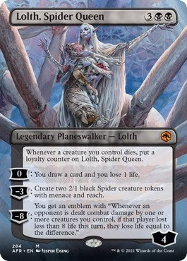 Image for Lolth, Spider Queen (Borderless) (284) (AFR) - Magic: The Gathering