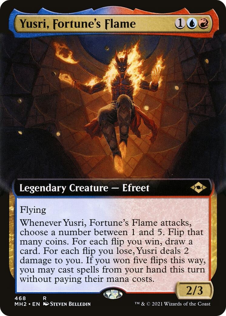 Image for Yusri, Fortune's Flame (Extended Art) (468) - Magic: The Gathering