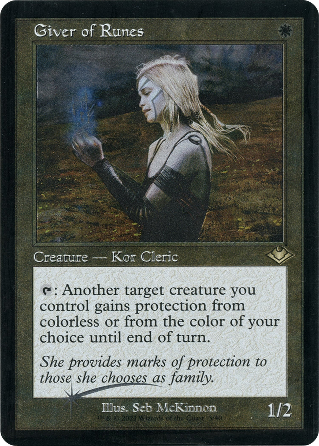 Image for Giver of Runes (Retro Frame) (Foil Etched) (3) - Magic: The Gathering